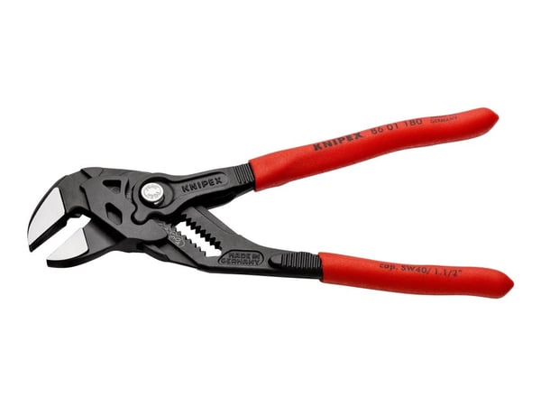 Knipex 86 01 180, 1,2 cm, 4 cm, Muovi, Punainen, 43 mm, 180 mm