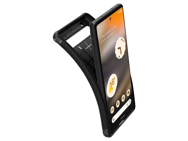 Spigen Rugged Armor, Suojus, Google, Pixel 6a, 15,6 cm (6.13"), Musta