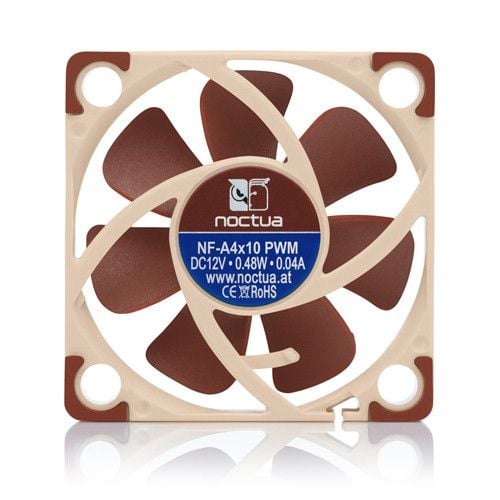 Noctua NF-A4x10 24V PWM, vifte til kabinett (brun/beige)