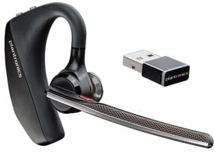 POLY Voyager 5200 UC, Trådløs, Kontor/kundesenter, Hodesett, Sort