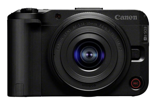 Canon EOS R50 V -järjestelmäkamera, RF-S 14–30 mm F4–6,3 IS STM PZ -objektiivi, 24,2 MP