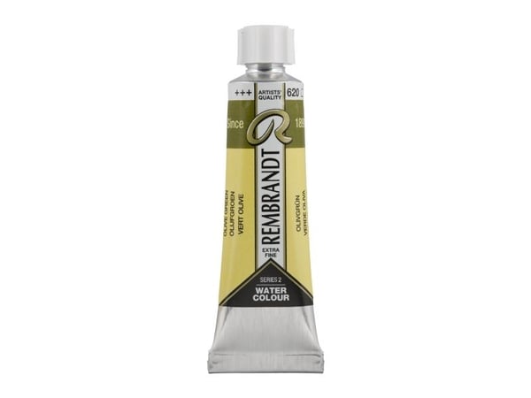 Rembrandt akvarellfarge i rør Olive Green 620