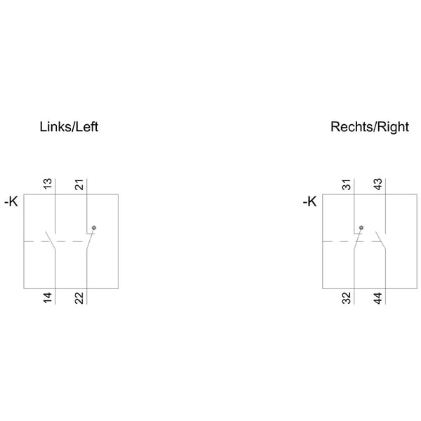 Siemens 3 TY 7561-1 AA00 Apukosketinlohko 1 kpl 1 kpl