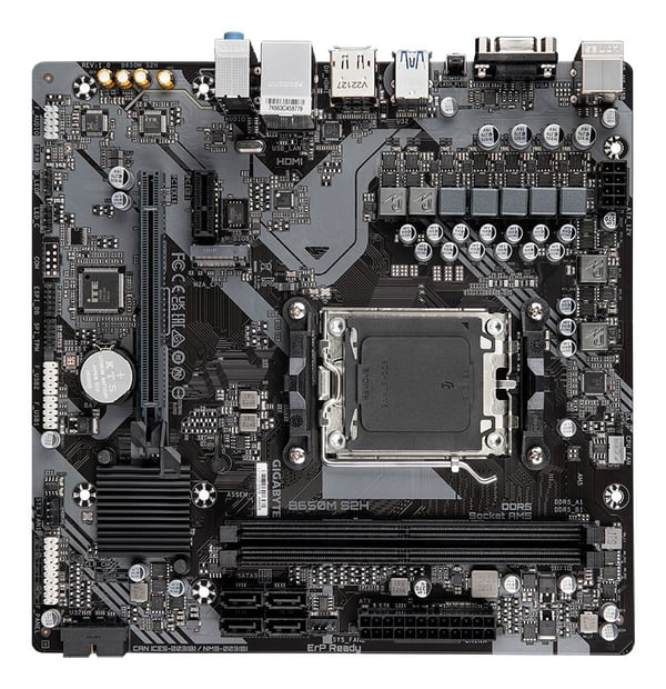 Gigabyte B650M S2H moderkort AMD B650 AM5 micro ATX DDR5