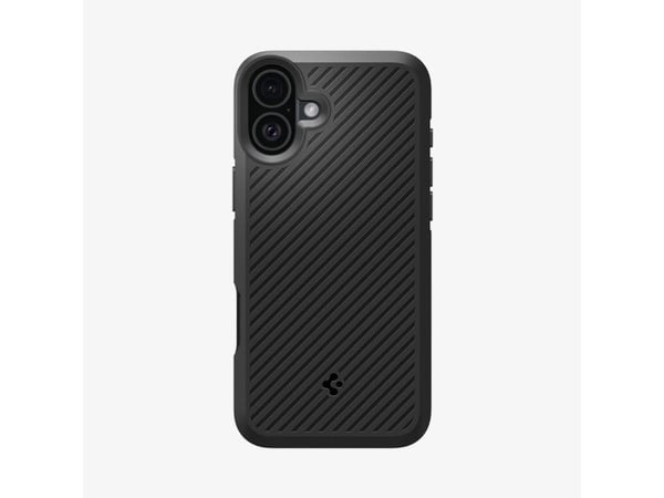 Spigen Core Armor, Suojus, Apple, iPhone 16, 15,5 cm (6.1"), Musta