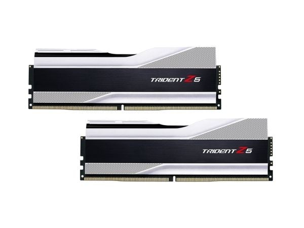 G.Skill Trident Z5 - DDR5 - sett - 32 GB: 2 x 16 GB - DIMM 288-pin - 6000 MT/s / PC5-48000 - CL36 - 1.35 V - ikke-bufret - ikke-ECC - metallic sølv