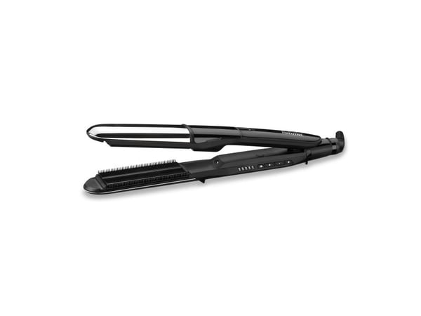 BaByliss ST496E Steam Mist -suoristusrauta 2-in-1, musta/hopea