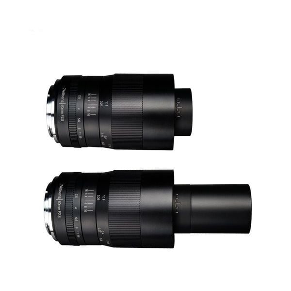 7Artisans 60mm f/2.8 APS-C, Makroobjektiv, 8/7, Canon RF