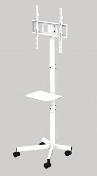 Gembird TVS-55T-03-W TV-stativ 32"-55" med hjul, vippbart, hvitt