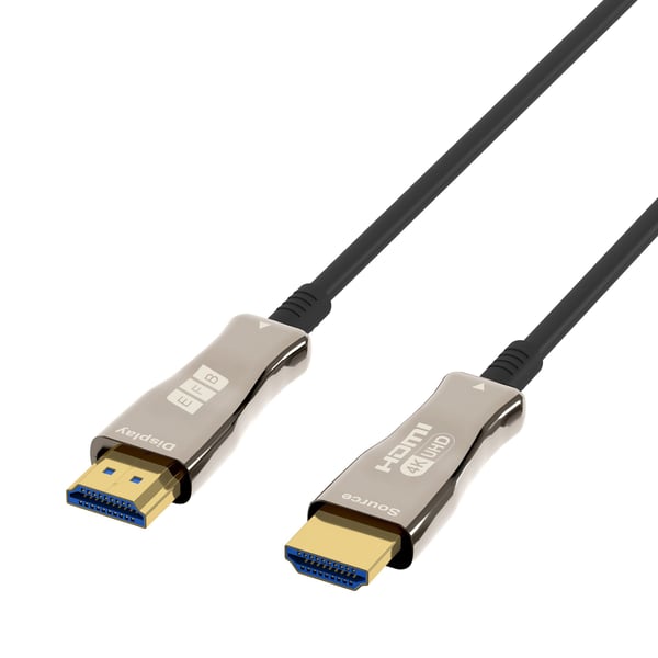 EFB Elektronik HDMI-20-00007, 10 m, HDMI Type A (Standard), HDMI Type A (Standard), 3D, 18 Gbit/s, Svart, Rustfritt stål