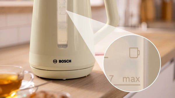 Bosch MyMoment, 1,7 L, 2400 W, Kerman väri, Antrasiitti, Muovi, Veden tason ilmaisin, Johdoton