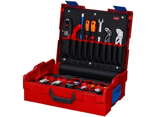 Knipex 00 21 19 LB E, Sort, Metallisk, Oransje, Rød, 442 mm, 357 mm, 151 mm, 7,8 kg, 375 x 311 x 107 mm
