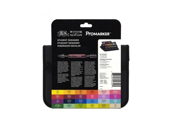 Winsor & Newton 884955043295, 24 stykker, Blå, Burgunder, Grønn, Khaki, Limefarget, Oransje, Rosa, Rød, Turkis, Assortert, Sort, Berry Red, Burgund...