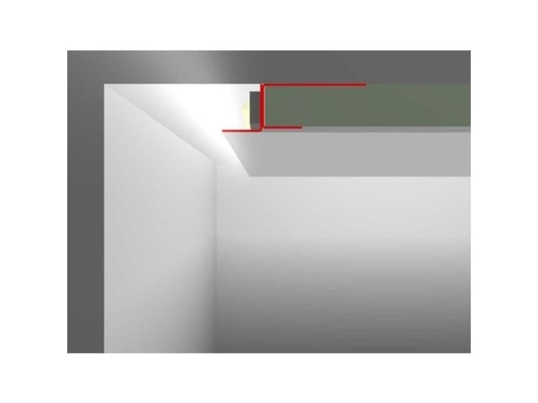 Synergy 21 LED-profiili 200cm Sinkkilevy TYPC