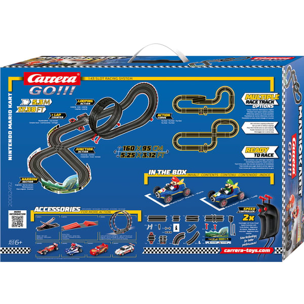Carrera Nintendo Mario Kart Mach 8 bilbaneset 5,3 m 20062492 6 år