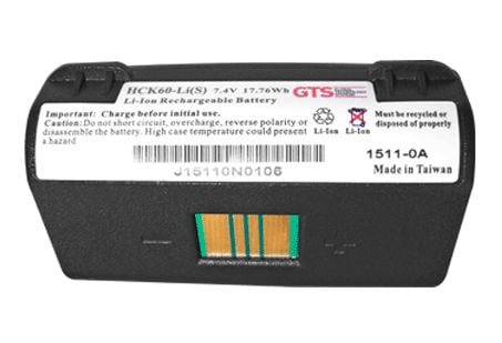 GTS HCK30-LI, akku, lajittelu, Intermec, CK30, CK31, litium-ioni (Li-Ion), 2400 mAh