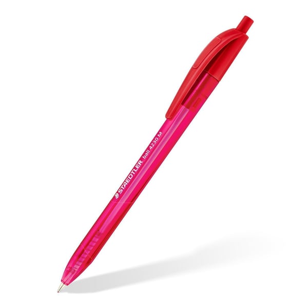 STAEDTLER kulspetspenna 4230 medium blå - (10 st.)
