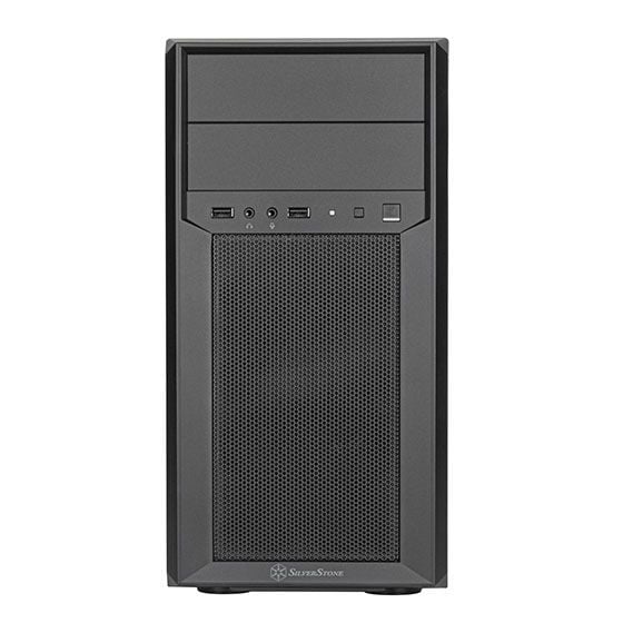 Silverstone FARA 313, torn, PC, svart, micro ATX, Mini-ITX, plast, stål, 15,6 cm