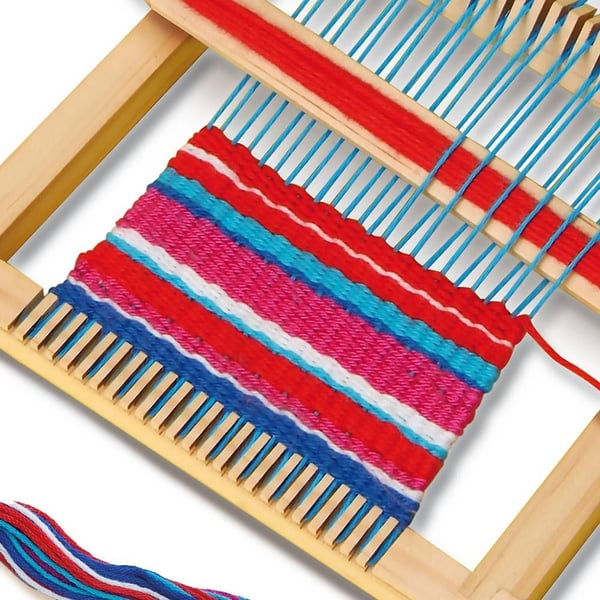 SES Creative Weaving loom, Sticksats för barn, 6 År, Multifärg, 1 styck