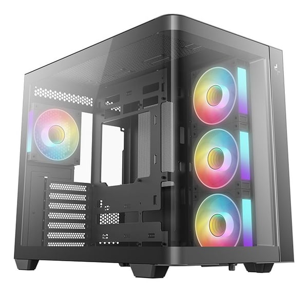 DeepCool CG530U 4F datorchassi ATX härdat glas svart