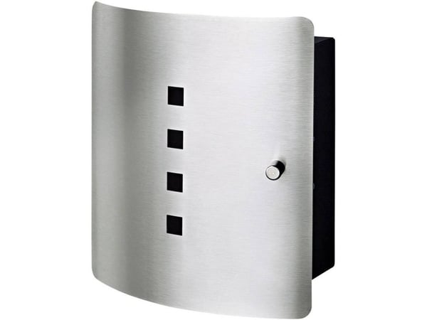 Burg Wächter Nyckelskåp Quad 6204/10 Ni 33520 Antal krokar 10 Rostfritt stål, svart