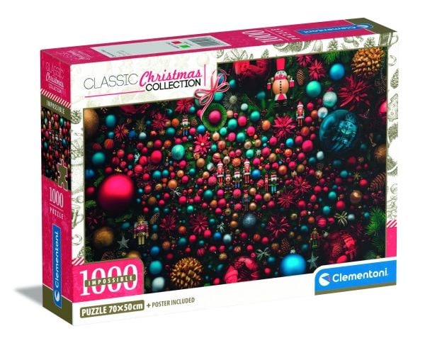 Puslespill Impossible Xmas Vibe, 1000 brikker