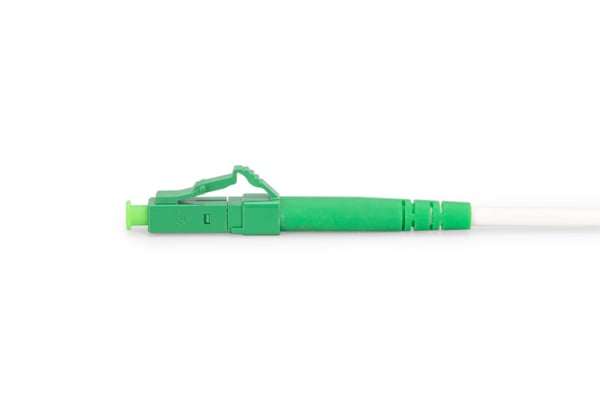 DIGITUS - Patch-kabel - LC/APC enkelläge (hane) till LC/APC enkelläge (hane) - 20 m - 3 mm - fiberoptisk - simplex - 9 / 125 mikrometer - halogenfr...