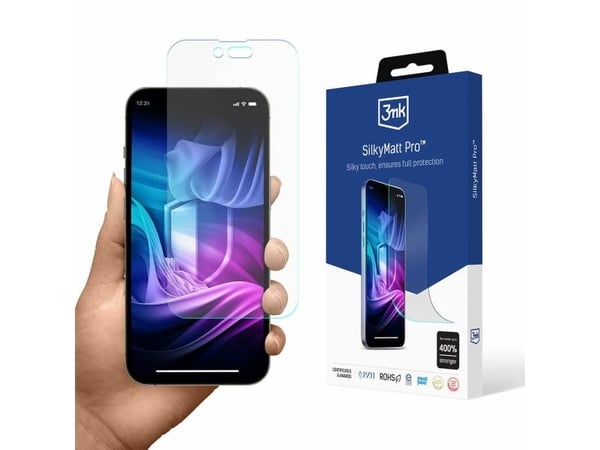 3MK Silky Matt Pro iPhone 14 Pro 6.1" Matta suojakalvo