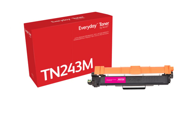 EverydayTM Magenta Toner by compatible with Brother TN-243M, Standard capacity, 1000 sivua, 1000 sivua, Magenta, 1 kpl