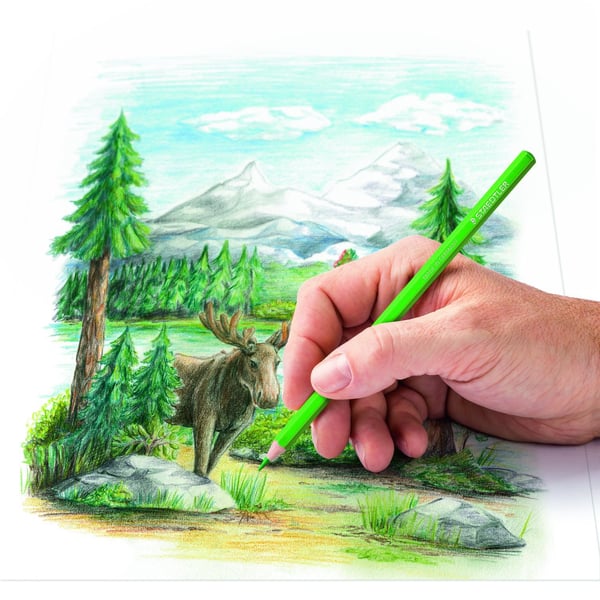 Staedtler 146C, Soft (myk), Flerfarget, 72 stykker