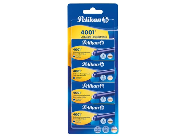 Pelikan 4012700330895, 4 stykker, Blå