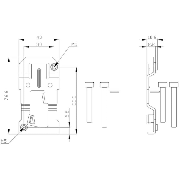 Siemens 3SY3110 Mellemplade 1 stk