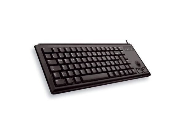 CHERRY G84-4400, Täysikokoinen (100 %), Langallinen, PS/2, QWERTY, musta