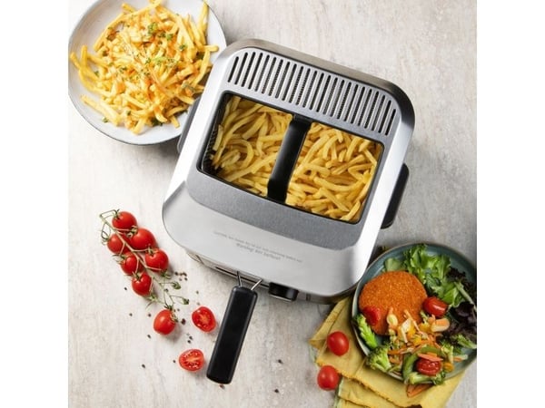 Domo DO545FR, Varmluftsfrityr, 4 l, 1 kg, 130 °C, 190 °C, Single/enkelt