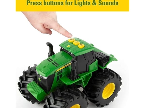 Tomy John Deere 46656, Traktor, Inne/Ute, 1,5 år, LR44, Plast, Flerfarget