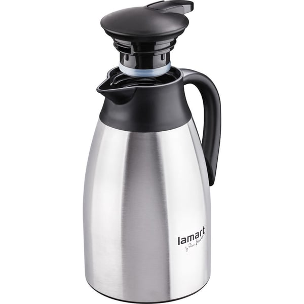 Lamart LT4032, 1,5 L, Musta, Ruostumaton teräs, Muovi, Ruostumaton teräs, Muovi, Matkailu