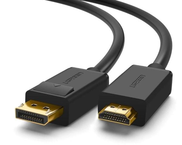Ugreen 10239, 1.5 m, DisplayPort, HDMI, Hanstik, Suora, Suora