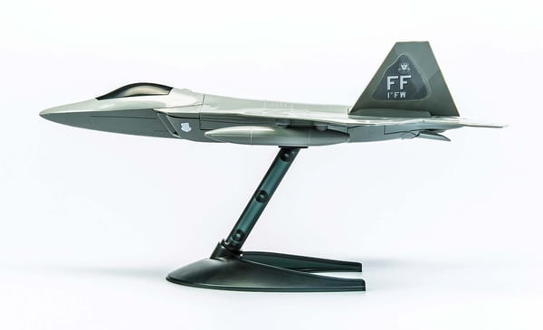 Airfix QUICK BUILD F22 Raptor, Flymodell med fastvinge, Monteringssett, F22 Raptor, Alle kjønn, Plast, 24 stykker