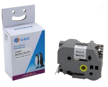 G&G 5T261-TD, Vit, Brother, Brother PTouch 3600 Brother PTouch 900 Brother PTouch 9200DX Brother PTouch 9400 Brother PTouch..., 3,6 cm, 8 m