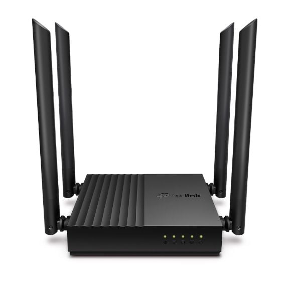 TP-Link Archer C64, Wi-Fi 5 (802.11ac), Kaksitaajuus (2,4 GHz/5 GHz), Ethernet LAN, Musta, Pöytäreititin