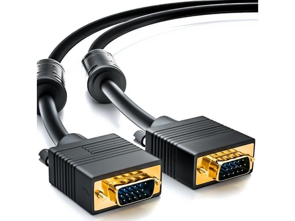 deleyCON MK173, 2 m, VGA (D-Sub), VGA (D-Sub), Hankjønn, Hankjønn, Sort