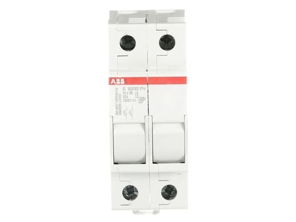 ABB E 92/32 PV, 2P, Valkoinen, IP20, Seinä, 32 A, 35 mm