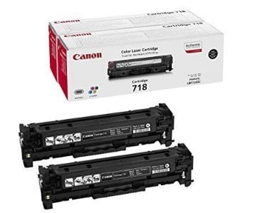 Canon CRG-718 BK Value Pack - 2 pakkeria - lajittelu - alkuperäinen - tonerpatron - ImageCLASS LBP7200; i-SENSYS MF8330, MF8350; Laser Shot LBP-720...