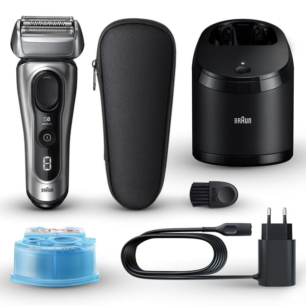 Braun Series 8 8567cc parranajokone 4+1 ajopäätä, musta/hopea