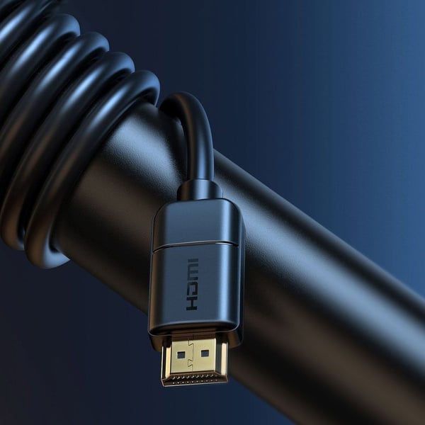 Baseus HDMI 2.0-kabel, 4K 60Hz, 3D, HDR, 18Gbps, 1m (svart)