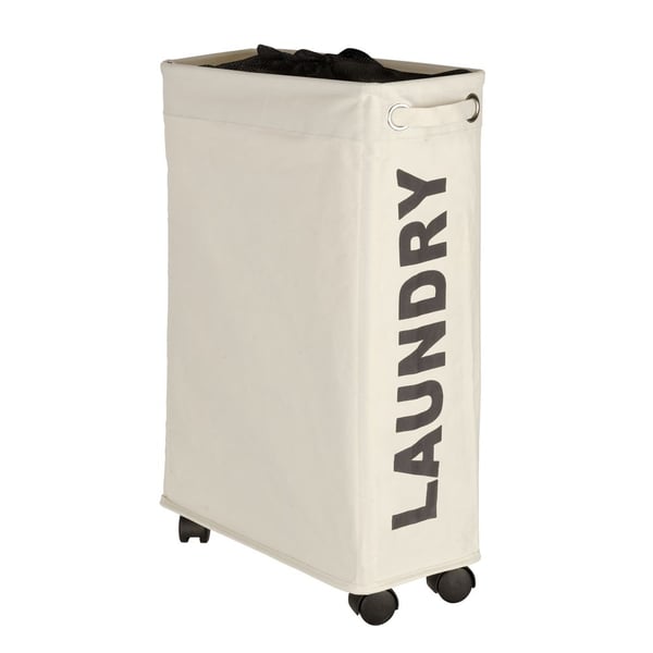WENKO 3450113100, 43 l, Rektangulær, Polyester, Beige, Sort, 185 mm, 400 mm