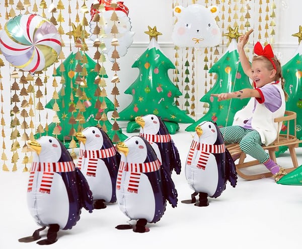 PartyDeco Penguin, Flerfarget, Figur, Folie, 290 mm, 420 mm, 50 stykker