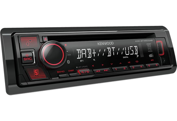 Kenwood KDC-BT450DAB -autoradio, CD-soitin, 1 DIN, 50 W x 4