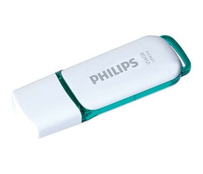 Philips FM25FD75B Snow Edition USB-minnepinne 256 GB USB 3.0, vårgrønn