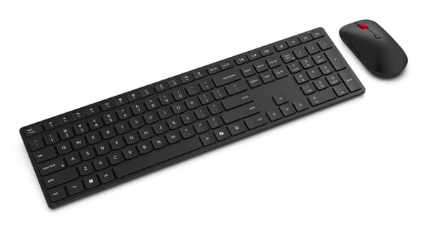 Lenovo 4X31S04848, Täysikokoinen (100 %), Langaton, RF Wireless + Bluetooth, musta, Sisältää hiiren
